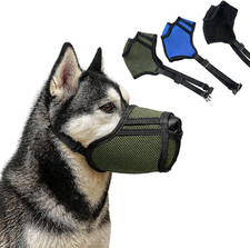 Dog Muzzle Breathable Air-Mesh 3D Mesh Soft Muzzle for Small Medium Large