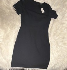 J.Crew Mercantile Sheath Dress Black Size 2 Short Sleeve Round Neck J8841