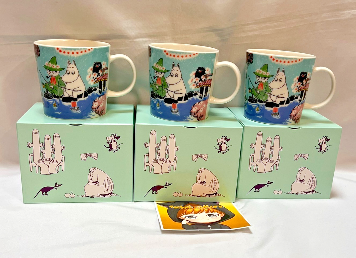 ARABIA ムーミン 3体セット Set of 3 Arabia Moomin Mug 0.3L Simple Joy Japan Limited Edition