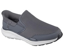 Skechers Shoes Men Wide Slip Ins Slip On Comfort Casual Gray Memory Foam 233103