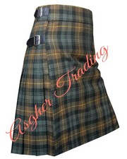 Gordon Weathered Tartan kilt, Handmade Traditional 8 Yard kilts Custom Size