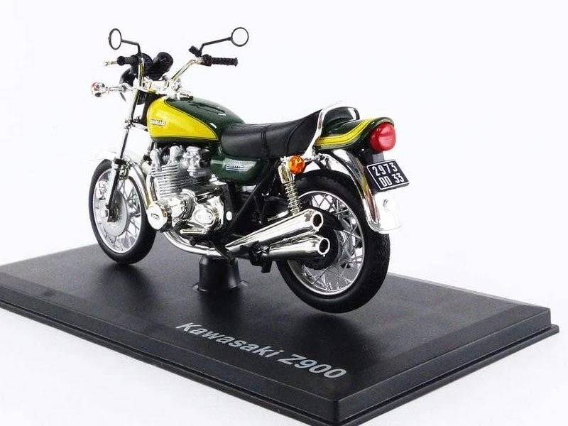 KAWASAKI Z900 - 1973 - green / yellow - Norev 1:18 - Bild 4 von 4