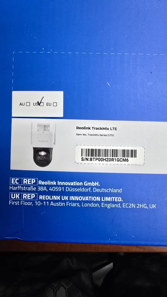 Reolink Trackmix LTE+Solar Panel Security Camera PTZ Auto Tracking - Image 2 of 4