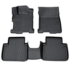 3d Floor Mats Liner Carpets For 2013-2017 Honda Accord Tpe Rubber All Weather