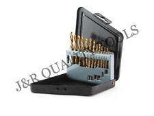 13 PC PIECE LEFT HAND HANDED BACKWARDS HANDED STEEL REVERSE DRILL BIT SET KIT