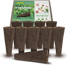 60 Pack Hydroponics Grow Sponges,Hydroponics Seed Pods Suitable for Aerogarden a 0.35 per gallon