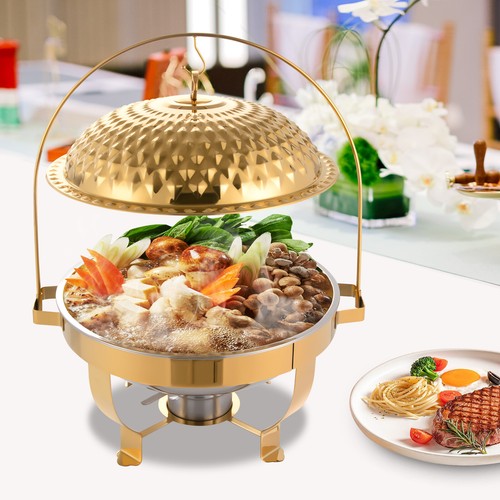 NEW 8L Stainless Steel Stove Diamond Hanging Lid Stove W/Binaural Carrying Hands - Bild 4 von 12