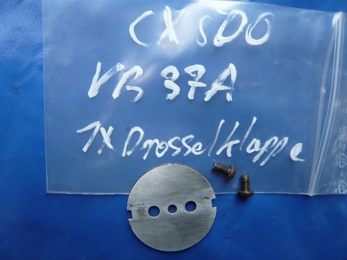 Honda CX 500 Vergaser Typ VB 37A  Drosselklappe Klappe Throttle Valve Carburetor