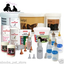 Complete Feeding Kit Choice of Milk  Colostrum  Bottles Puppy Kitten Whelping