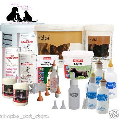 Complete Feeding Kit Choice of Milk | Colostrum & Bottles Puppy Kitten Whelping