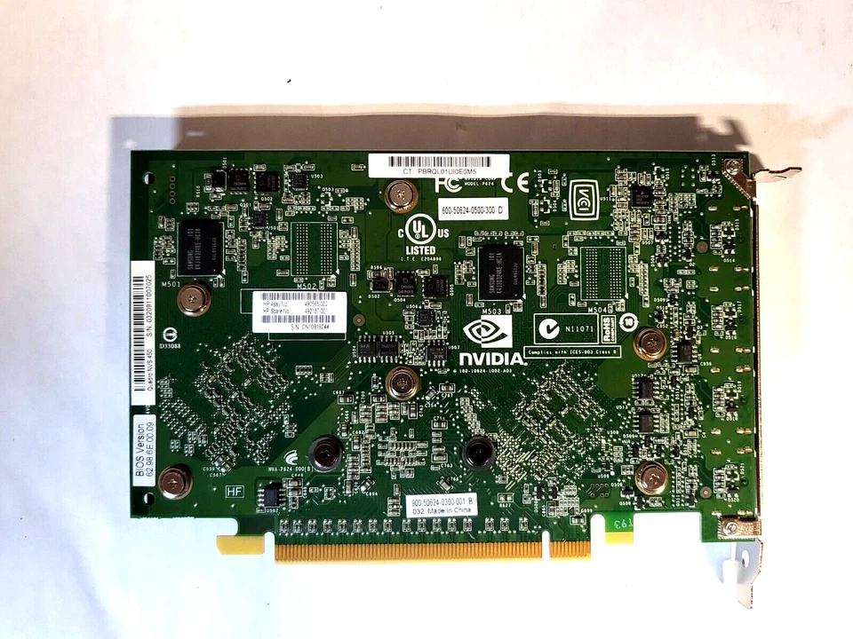 NVIDIA Quadro NVS450 Graphics Card 512MB GDDR3 128bit 4x DisplayPort adapter. - Image 4 of 4
