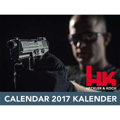2017 HECKLER & KOCH HK CALENDAR HK45 MR556 P30 G36 P7 VP9 MP5 SP5K *SHIPS NOW