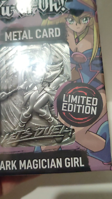 Yugioh Dark Magician Girl Metal Card Ingot Limited Edition