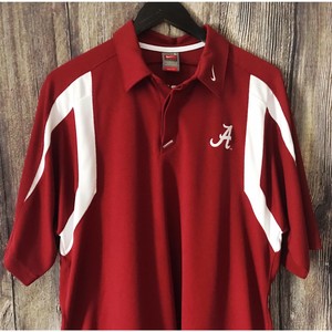 Nike Fit Dry University Of Alabama Roll Tide Crimson White Mens Large Polo Shirt | eBay