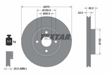 Disque de frein Toyota LANDCRUISER
