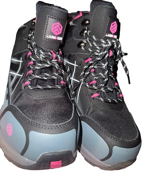 LARNMERN Steel Toe Safety Work Boots Waterproof Slip Resistant WOMANS Size 