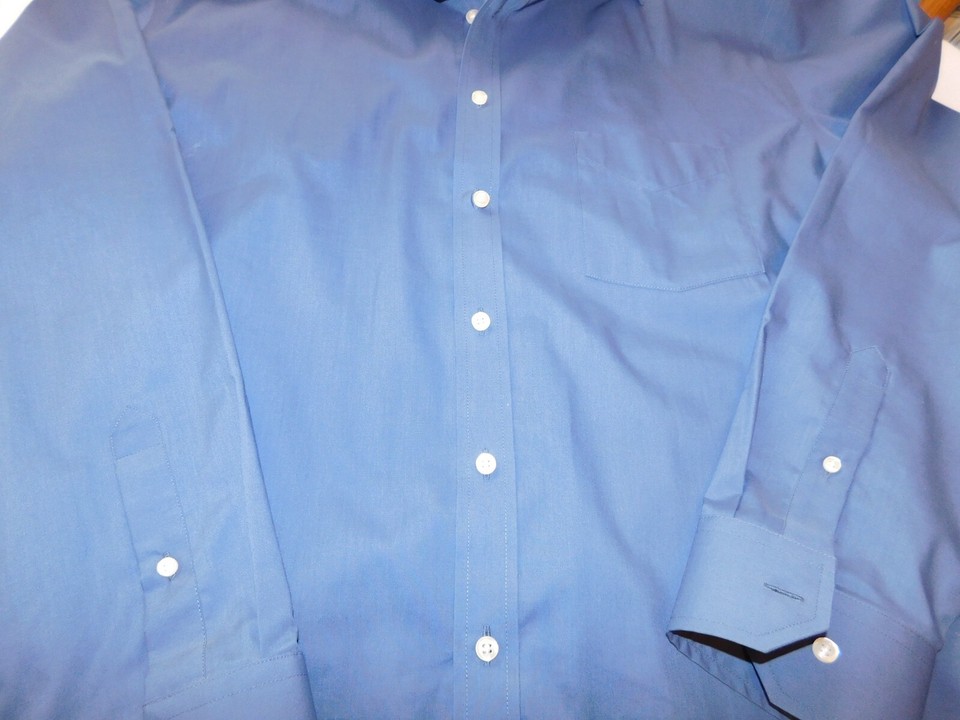 Stafford Travel Men s Long Sleeve Button Up Shirt Size 18 36 37 Regular stafford-travel-men-s-long-sleeve-button-up-shirt-size-18-36-37-regular