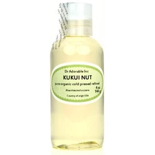BEST PREMIUM KUKUI NUT OIL PURE ORGANIC COLD PRESSED HIGH QUALITY DRY SKIN 