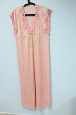 Vintage AVIAN Pink Lace Nightgown Intimate Size S/M
