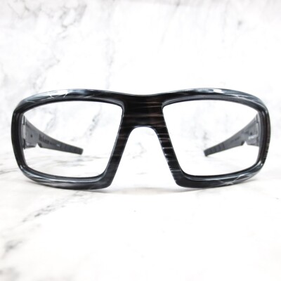 DVX Wiley X Detour Eyeglasses Frame 1808Z Men's Black White Full Rim Wrap 65-14