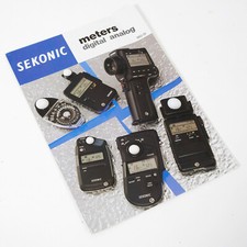 SEKONIC DIGITAL ANALOG METER INFORMATION BROCHURE 
