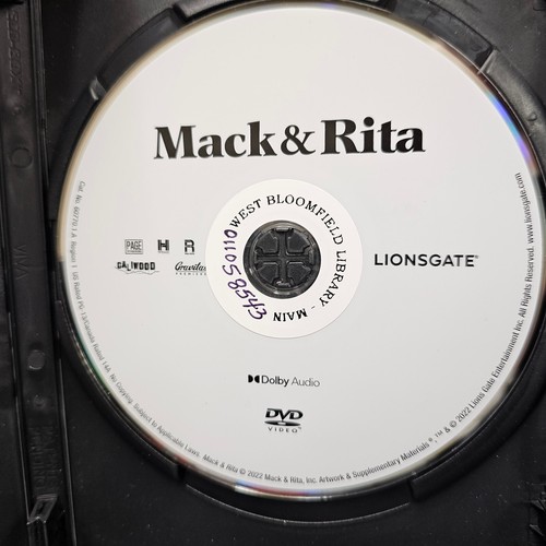 Mack & Rita DVD Ex library and free shipping Diane Keaton Elizabeth Lail - Imagen 6 de 6