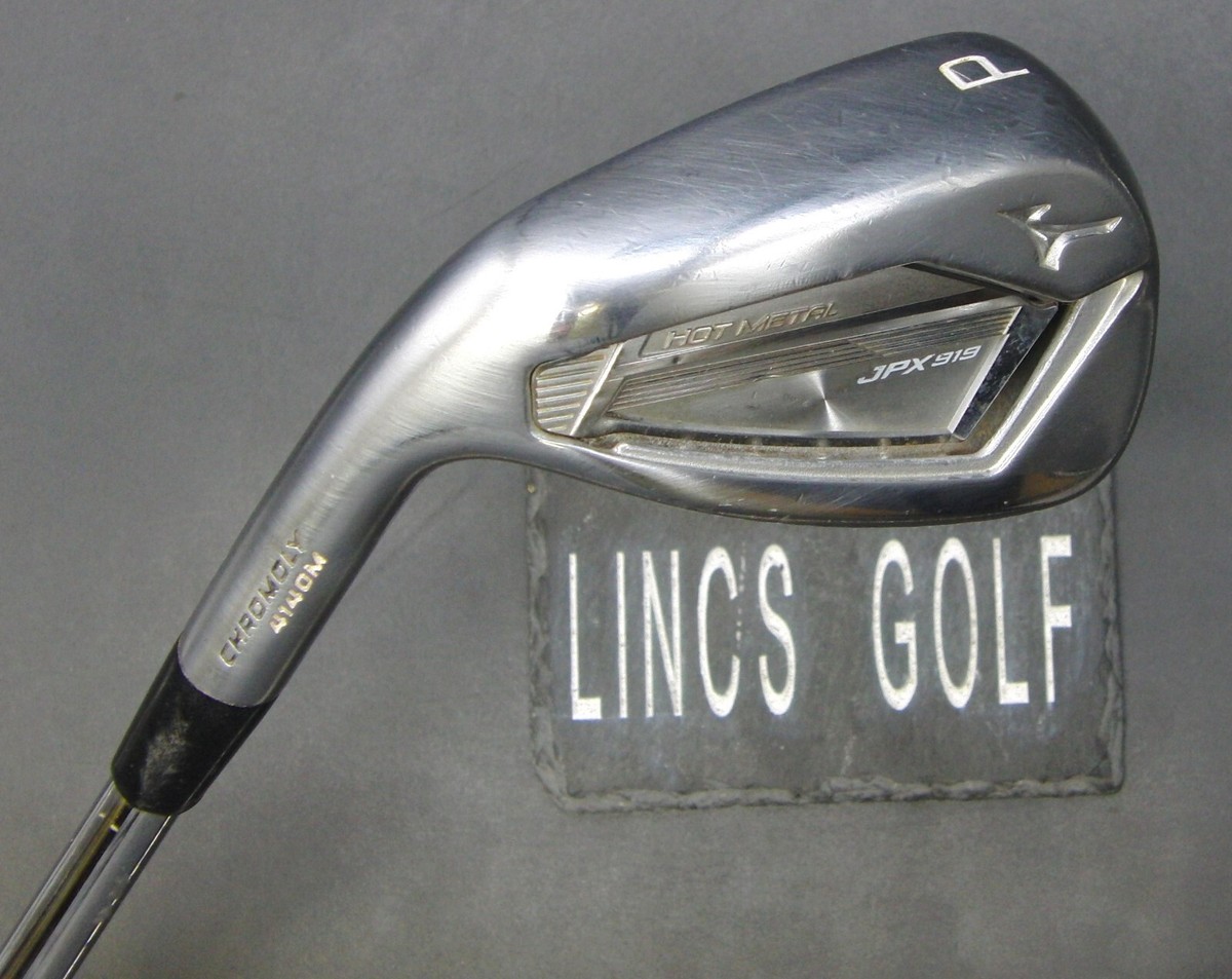 Left-Handed Mizuno JPX 919 Hot Metal Pitching Wedge Stiff Steel Shaft Left-Handed Mizuno JPX 919 Hot Metal Pitching Wedge Stiff Steel Shaft