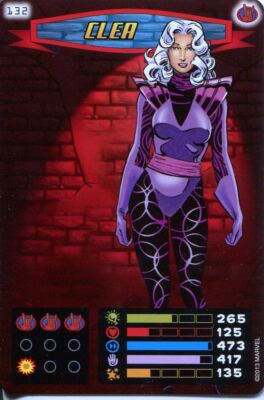Spiderman Heroes And Villains Card #132 Clea