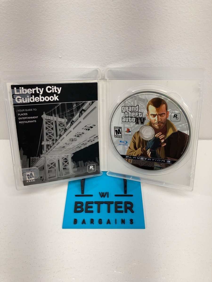 グランド・セフト・オートIV Grand Theft Auto IV GTA 4 PS3 CIB Complete with Map & Manual *MINT