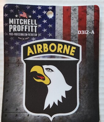 Fagraphix 101st Airborne Division Sticker Decal - Self Adhesive Vinyl - Weatherproof - Made In USA - Div The Screaming Eagles 14" Wide - Foto 5