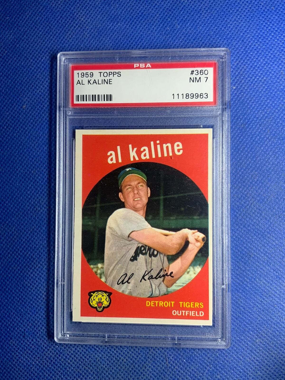 1959 Topps #360 Al Kaline PSA 7 Tigers