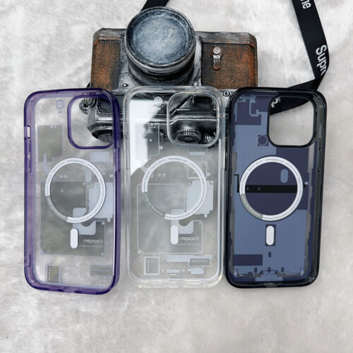 iPhone 15 Pro Max Case / 15 Pro / 15 /15 Plus | Spigen [Ultra Hybrid] (MagFit) - Foto 1 di 19