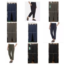 BLACK, GREEN , NAVY Kirkland Signature Women's 4-Way Stretch Ankle Pants