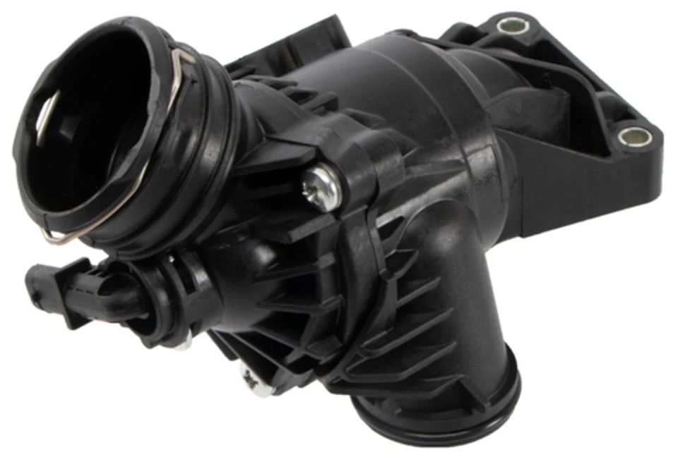 Carcasa termostato refrigerante motor Mercedes-Benz ML500 2015 4 estaciones Foto 3 de 4