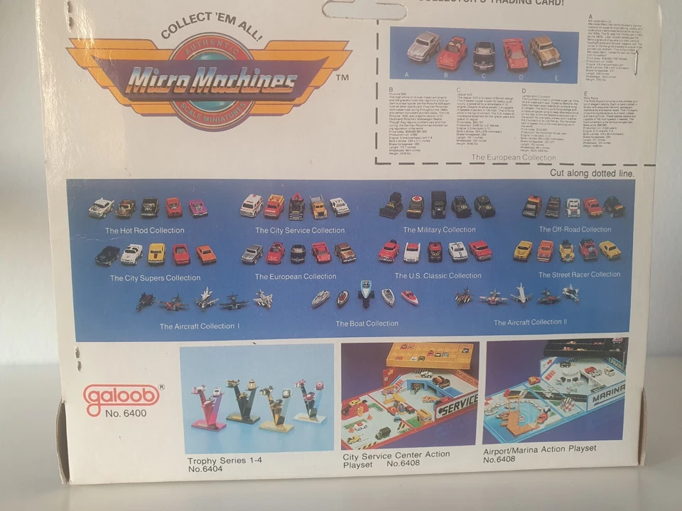 Micro Machines THE EUROPEAN COLLECTION, 1987, mai aperti in confezione originale - Immagine 3 di 4