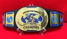 Oval Old Intercontinental Championship Wrestling Replica Tittle Belt Brass 2mm