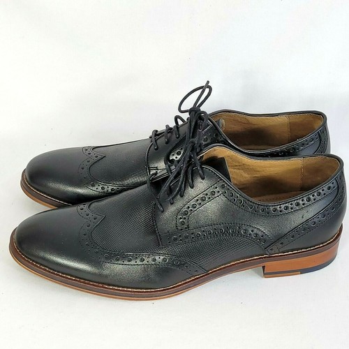 Johnston \u0026 Murphy CONARD Embossed Black 