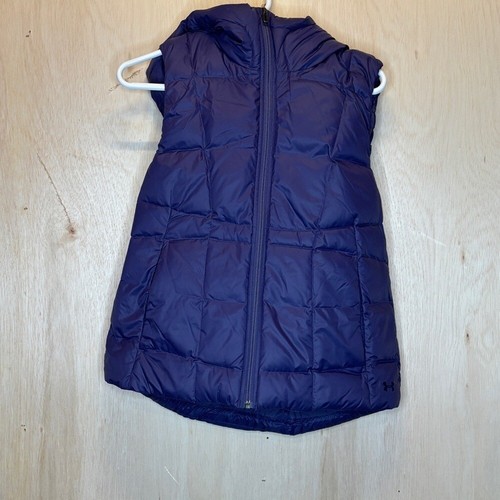 Under Armour Hooded Vest Womens Size Small Excellent Preowned Condition