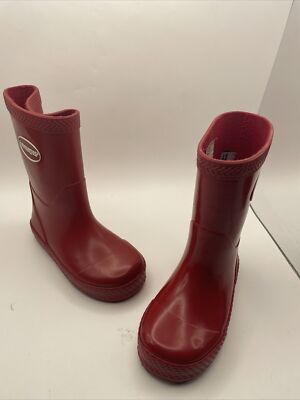 Havaianas Kids High Rain Boots, Red Size
