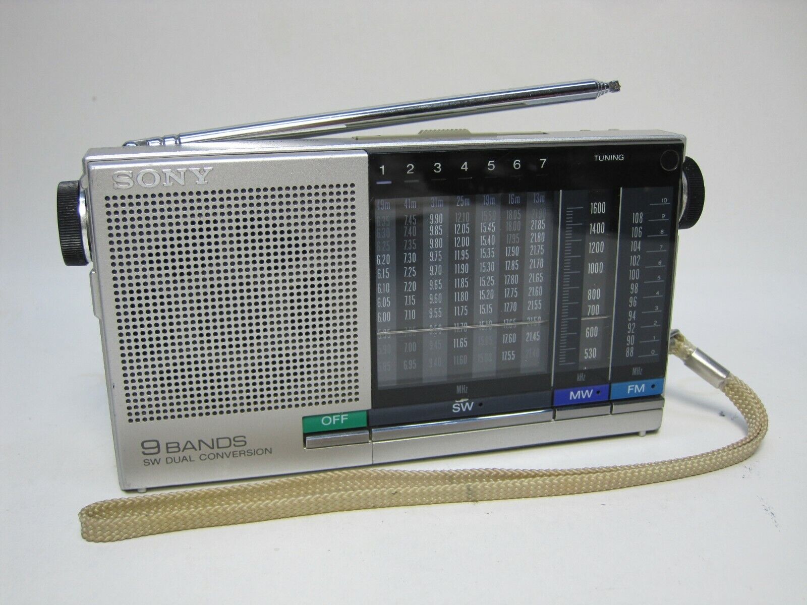 Vintage Sony ICF-4900 Shortwave Radio AM/FM/MW/SW 9Band Receiver Popularność sprzedaży