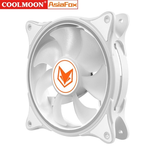 Water Cooling 12V 4 Pin PWM 5V 3Pin ARGB Aura Sync PC Case Fan (White) - Afbeelding 5 van 10