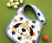 Baby Drool Bib, Colorful Absorbent Cotton Teething Towel, Waterproof Baby Bib