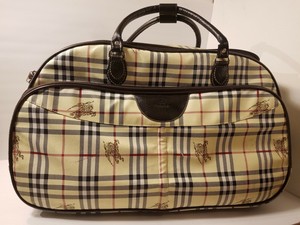 burberry rolling luggage