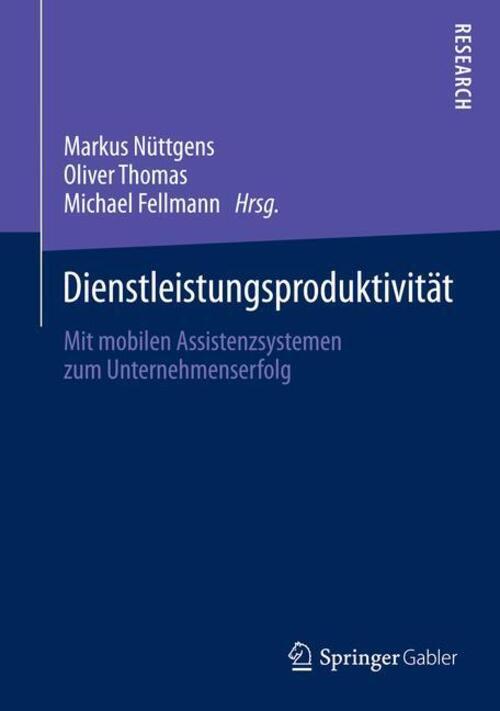 Thumbnail - Markus Nüttgens (u. A.) | Dienstleistungsproduktivität | Buch |