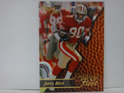 1996 Select Fluid & Fleet Jerry Rice #186 HOF