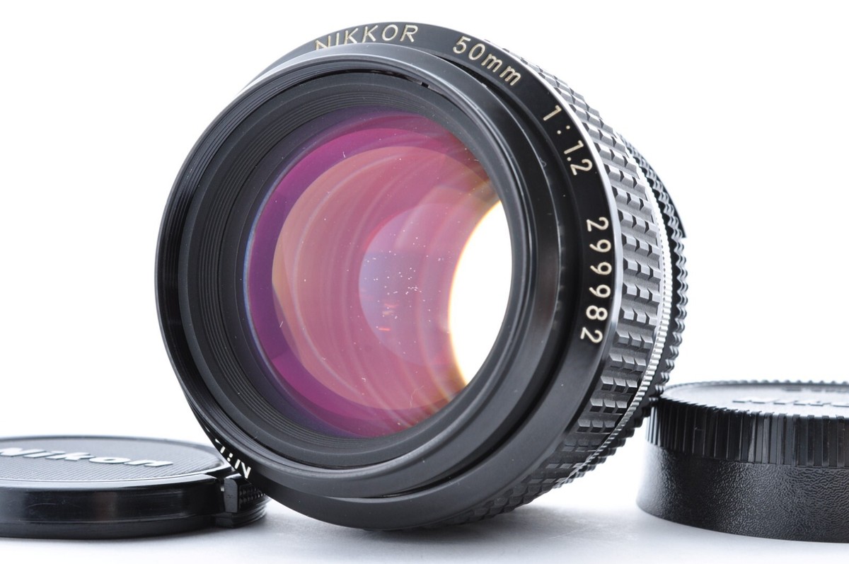 Nikon Ai-S Nikkor 50mm f1.2 MF Standard Lens AiS w/Caps [Exc Nikon Ai-S Nikkor 50mm f1.2 MF Standard Lens AiS w/Caps [Exc