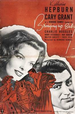 BRINGING UP BABY Movie POSTER 27x40 F Katharine Hepburn Cary Grant May Robson