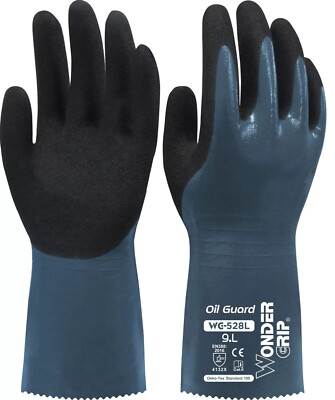12 x Wonder Grip OIL GUARD Triple Nitril beschichtete Performance Handschuhe Größe 11