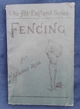 Fencing by H. A. Colmore Dunn PAPERBACK 1927   Vintage book / books 