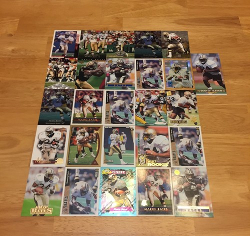 MARIO BATES LOT OF 26 FOOTBALL CARDS NEW ORLEANS SAINTS RUNNING BACK - 第 1/1 張圖片